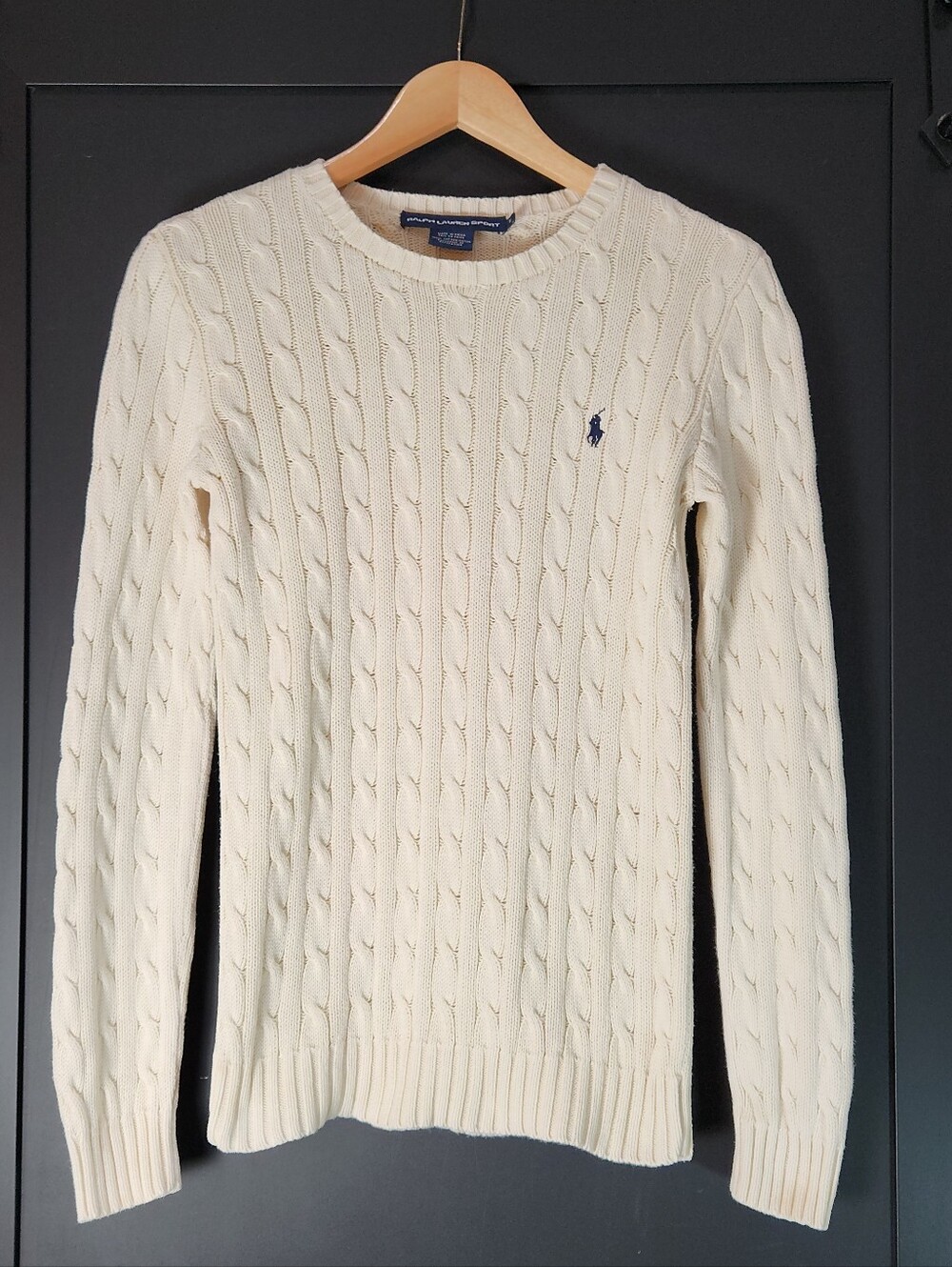 ✨ Vintage Polo Ralph Lauren Cable-Knit Sweater ✨ - Picture 3 of 6